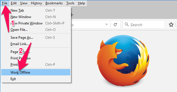 Bật chế độ duyệt web Offline trên trình duyệt web Mozilla Firefox